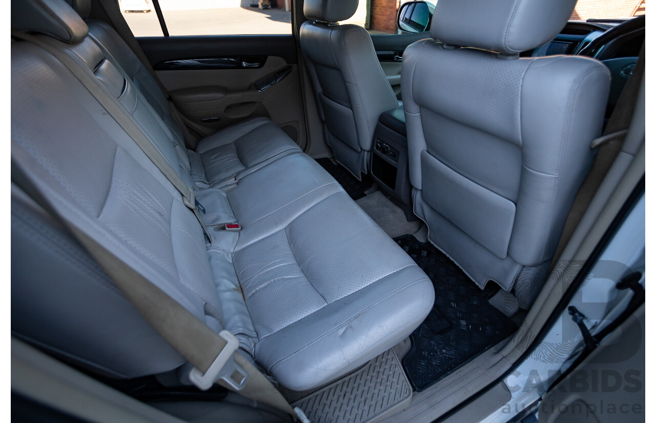 9/2007 Toyota Landcruiser Prado VX (4x4) KDJ120R MY07 4d Wagon White Pearl Turbo Diesel 3.0L - 7 Seats