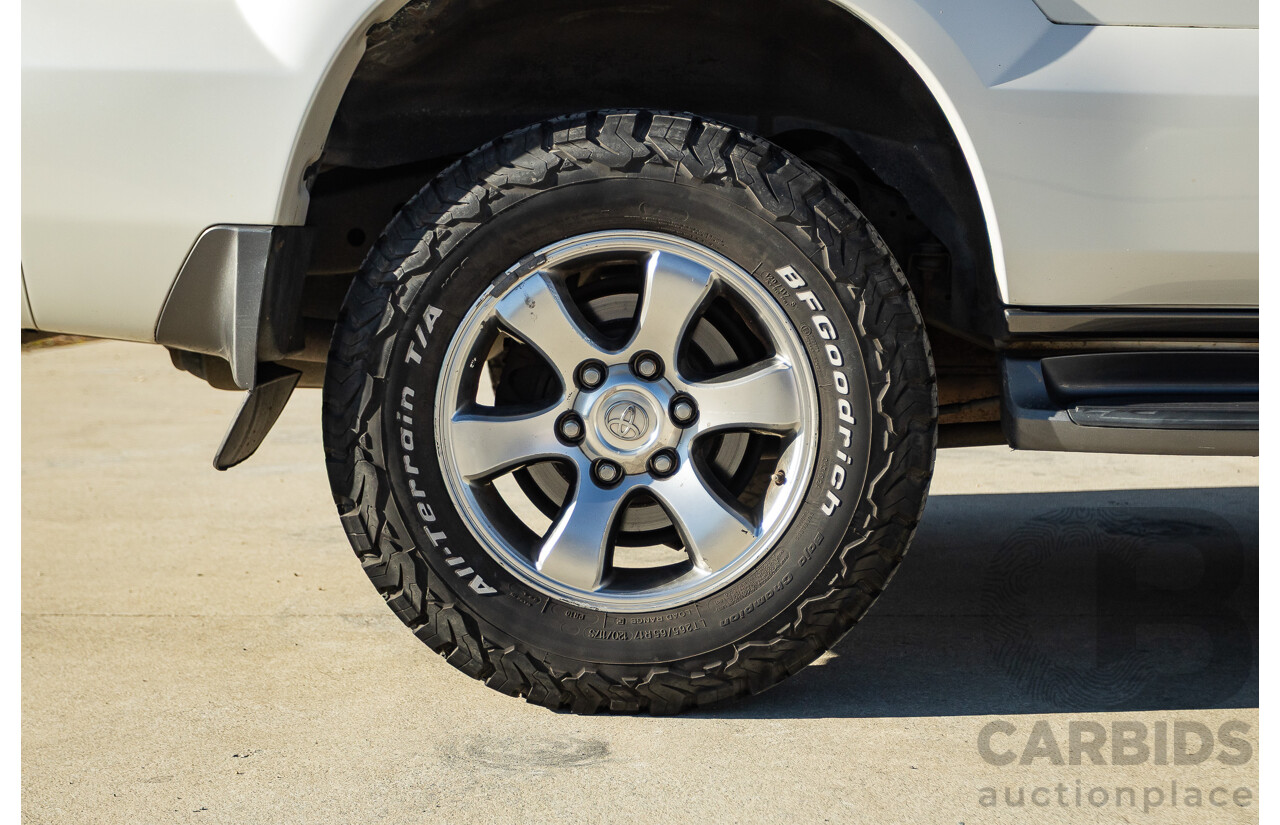 9/2007 Toyota Landcruiser Prado VX (4x4) KDJ120R MY07 4d Wagon White Pearl Turbo Diesel 3.0L - 7 Seats