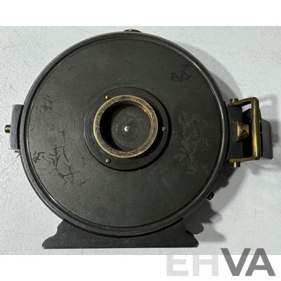 Vintage Compass Clinometer with Lether Cover