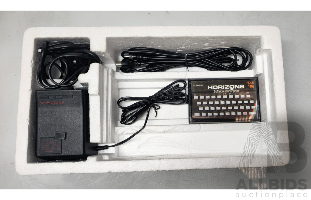 Vintage Sinclair ZX Spectrum Personal Computer