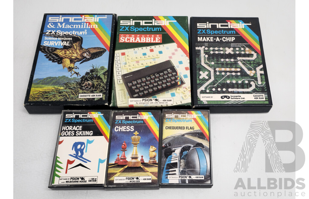 Vintage Sinclair ZX Spectrum Personal Computer
