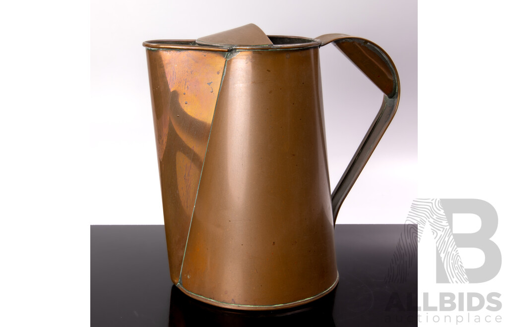 Vintage Copper Water Pitcher