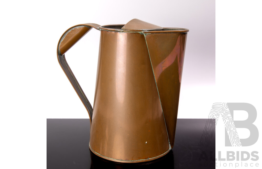 Vintage Copper Water Pitcher