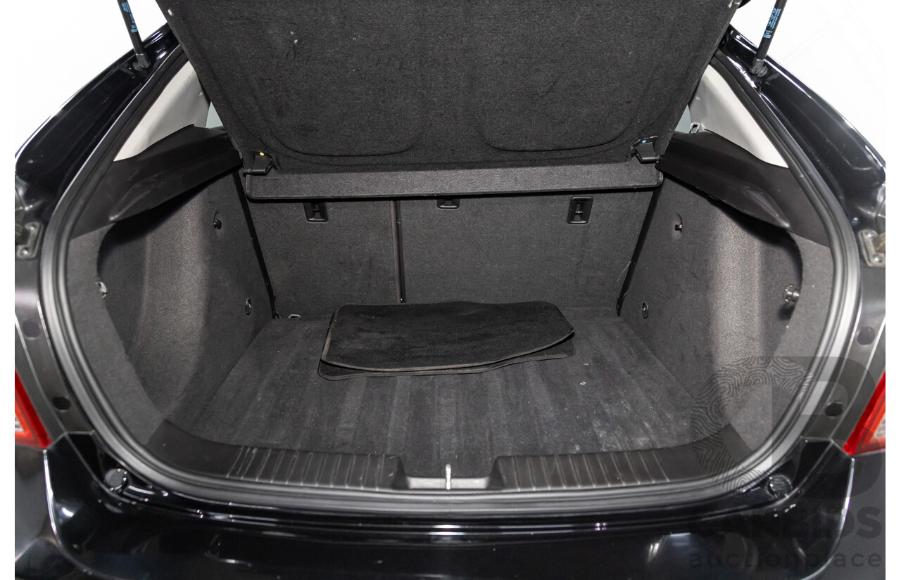 03/2016 Holden Cruze Z-Series (FWD) JH MY16 5d Hatchback Phantom Black 1.8L