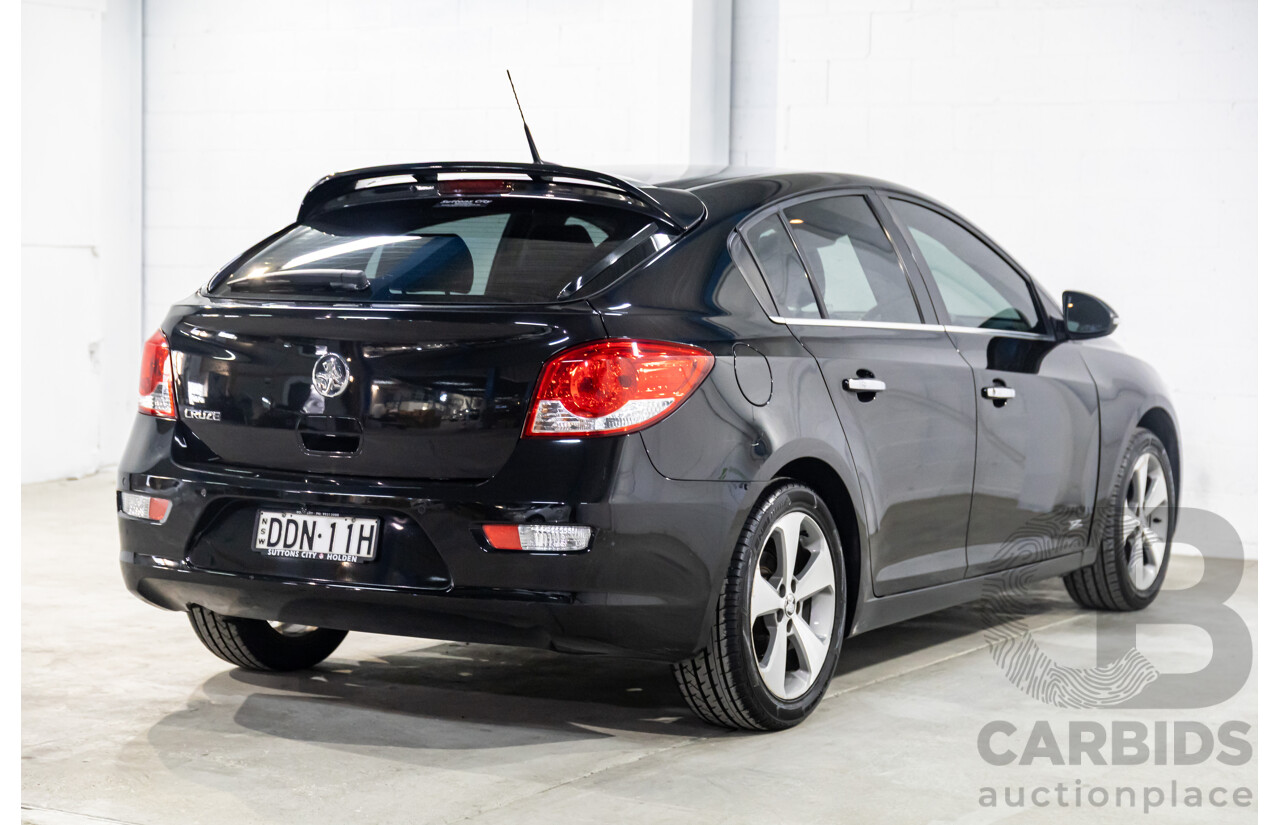 03/2016 Holden Cruze Z-Series (FWD) JH MY16 5d Hatchback Phantom Black 1.8L