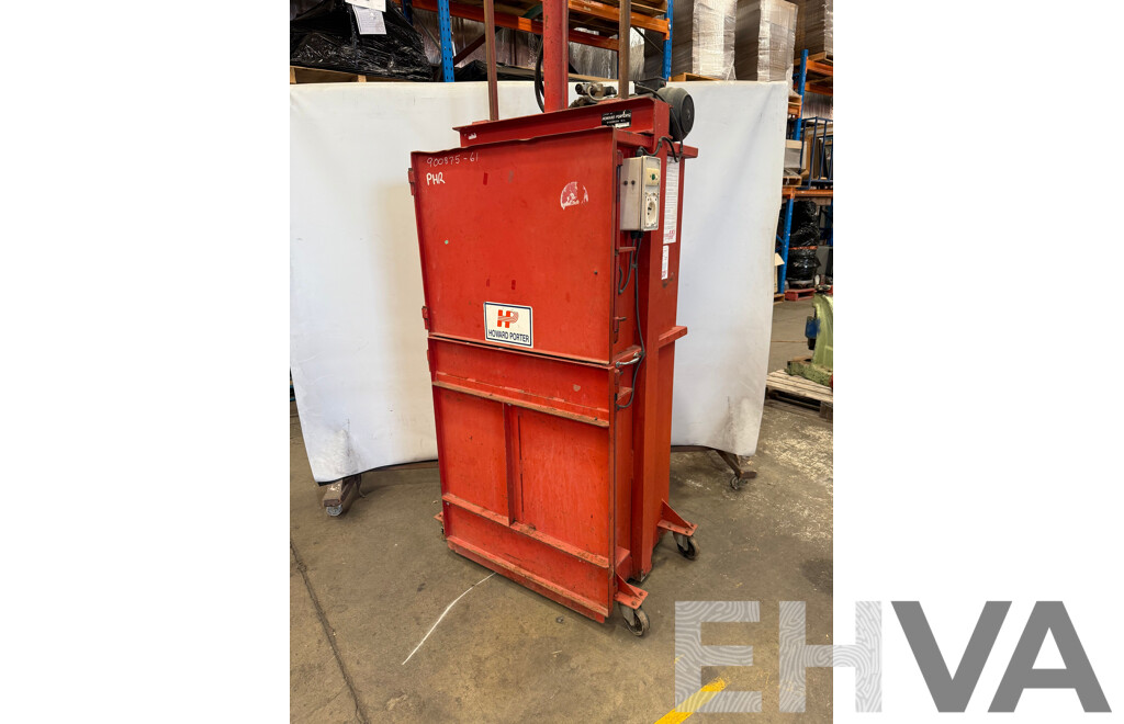 Howard Porter Hydraulic Cardboard Bale Press