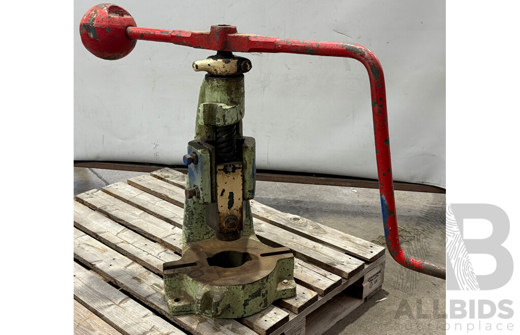John Heine & Sons Bench Screw Press