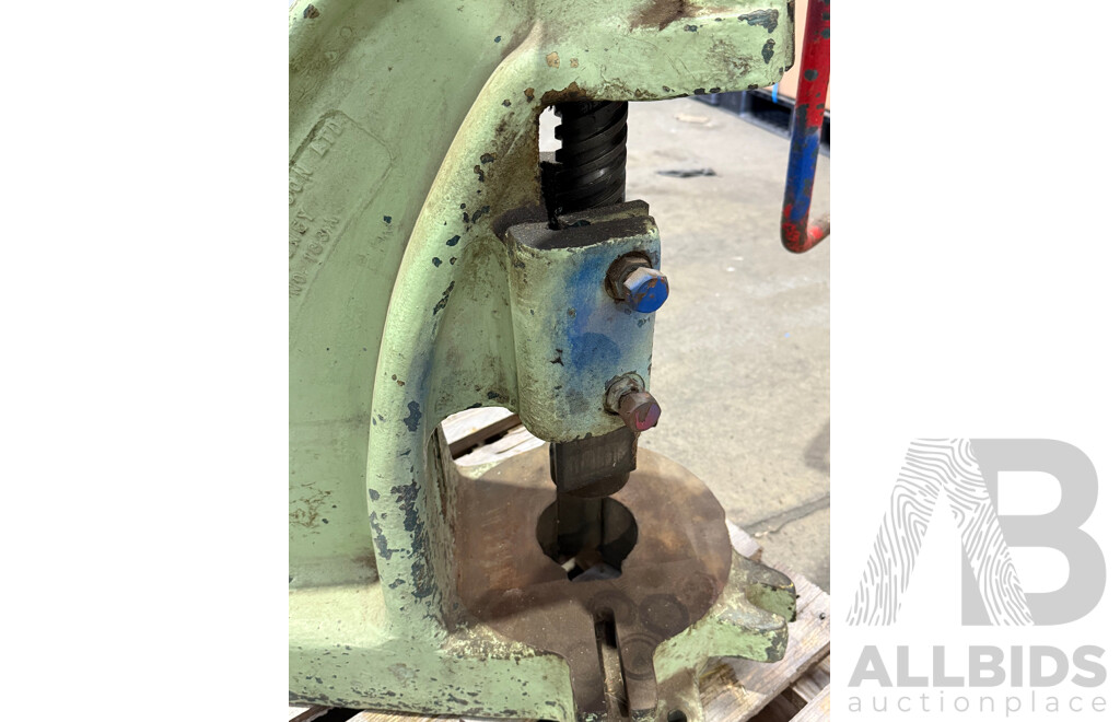 John Heine & Sons Bench Screw Press