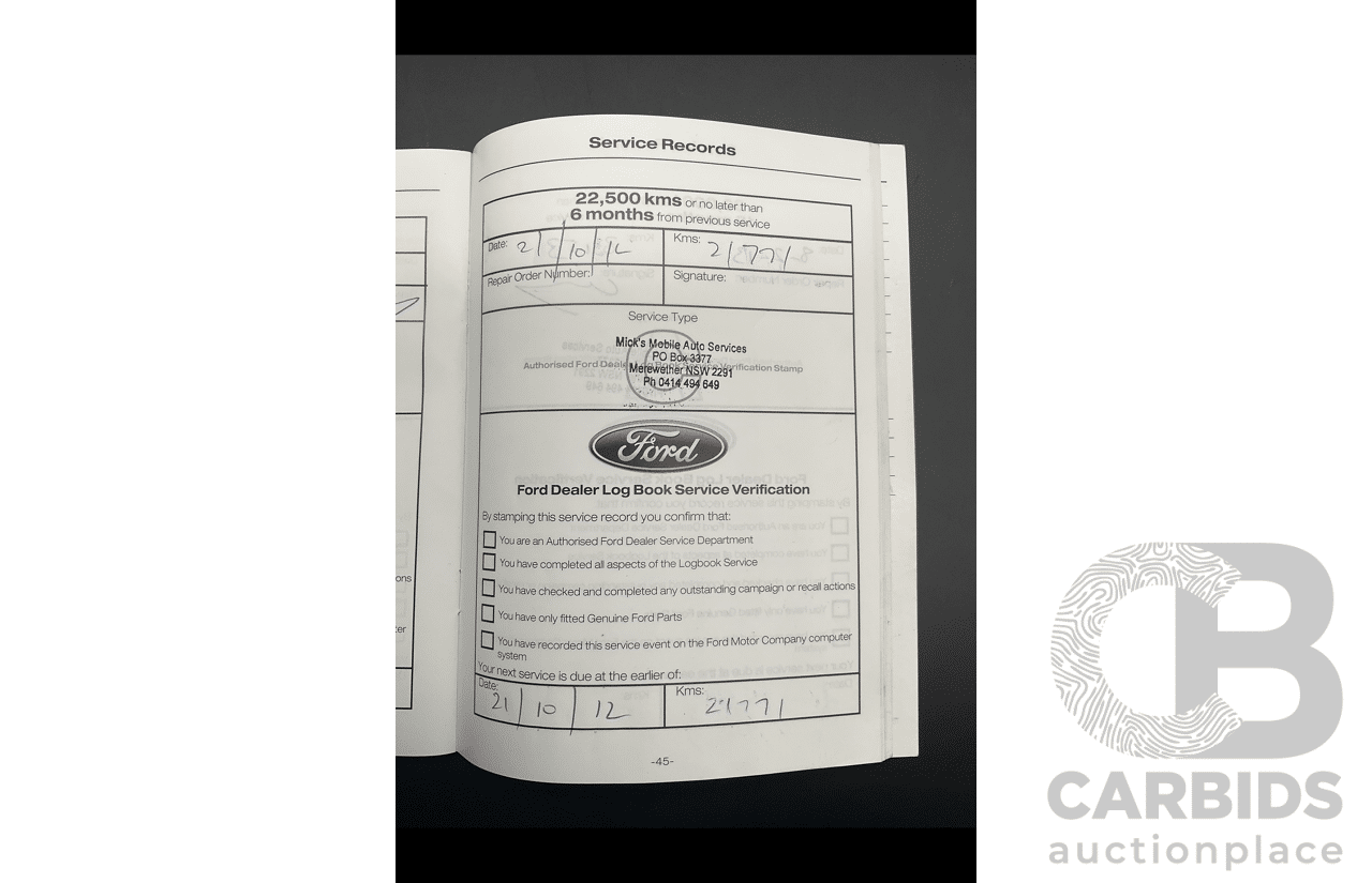 2/2012 Ford Mondeo Zetec TDCi MC 4d Wagon Frozen White Turbo Diesel 2.0L