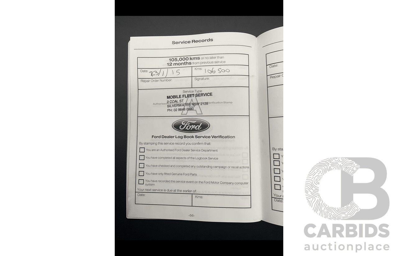 2/2012 Ford Mondeo Zetec TDCi MC 4d Wagon Frozen White Turbo Diesel 2.0L