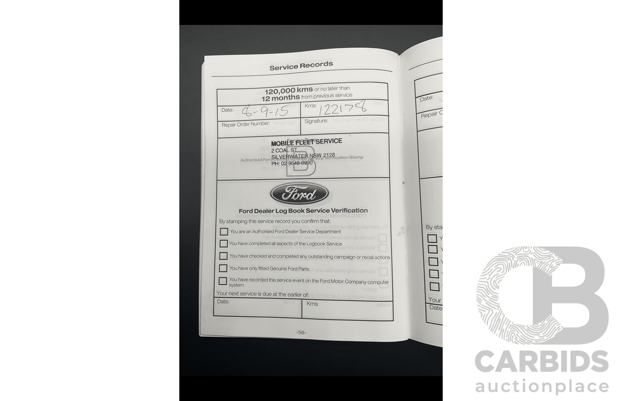 2/2012 Ford Mondeo Zetec TDCi MC 4d Wagon Frozen White Turbo Diesel 2.0L