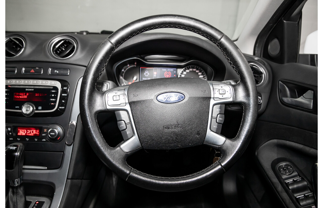 2/2012 Ford Mondeo Zetec TDCi MC 4d Wagon Frozen White Turbo Diesel 2.0L