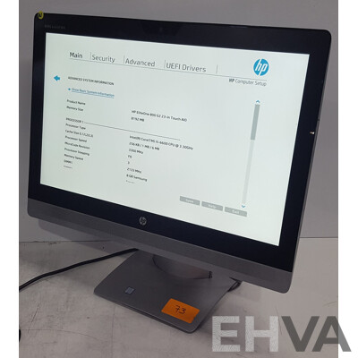 HP EliteOne 800 G2 Intel Core i5 (6600) 3.30GHz-3.90GHz 4-Core CPU 23-Inch Touchscreen All-in-One Computer