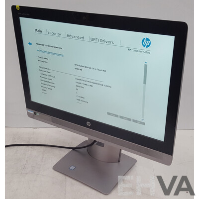 HP EliteOne 800 G2 Intel Core i5 (6600) 3.30GHz-3.90GHz 4-Core CPU 23-Inch Touchscreen All-in-One Computer