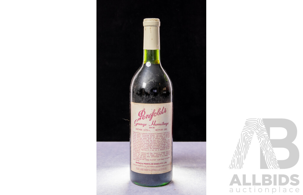 Penfolds Grange Hermitage Bin 95 Vintage 1979, Bottled 1981