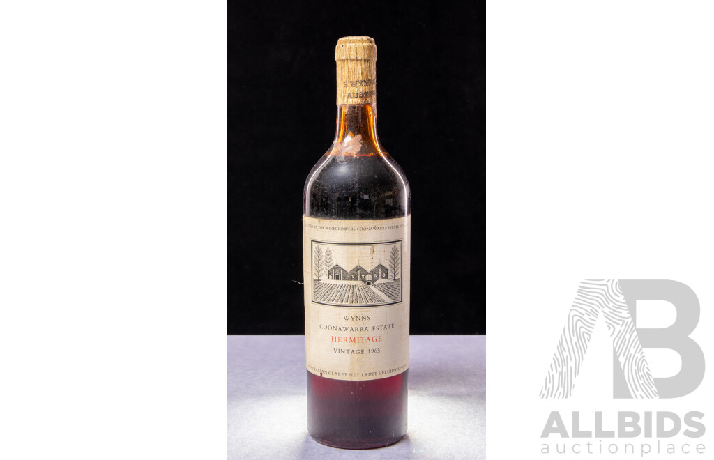 Wyns Coonawarra Estate Hermatige Vintage 1965