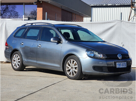 2/2010 Volkswagen Golf 90 TSI Trendline 1K MY10 4d Wagon Grey 1.4L
