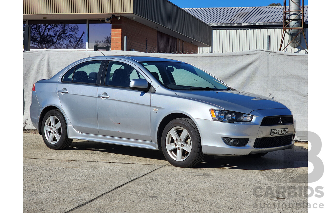 4/2009 Mitsubishi Lancer VR CJ MY09 4d Sedan Silver 2.0L