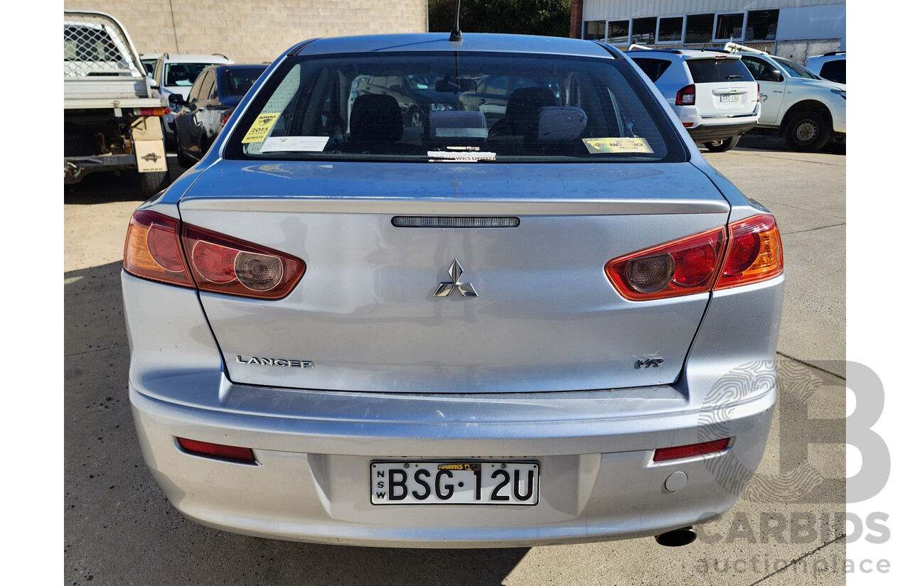 4/2009 Mitsubishi Lancer VR CJ MY09 4d Sedan Silver 2.0L