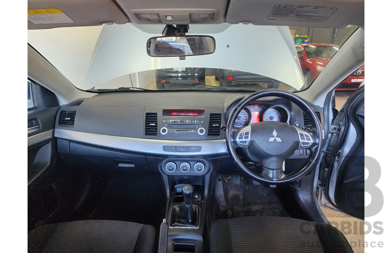 4/2009 Mitsubishi Lancer VR CJ MY09 4d Sedan Silver 2.0L