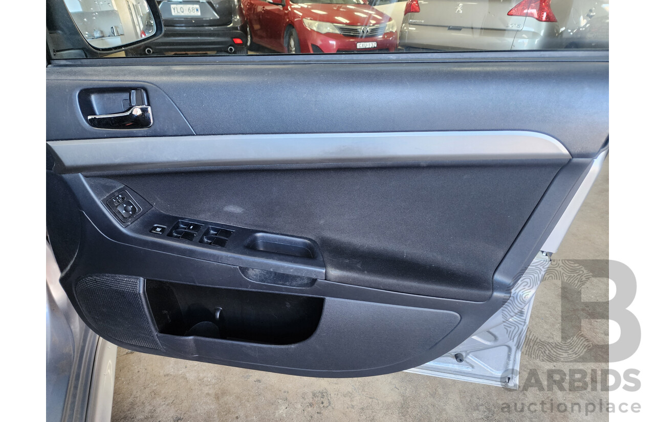 4/2009 Mitsubishi Lancer VR CJ MY09 4d Sedan Silver 2.0L