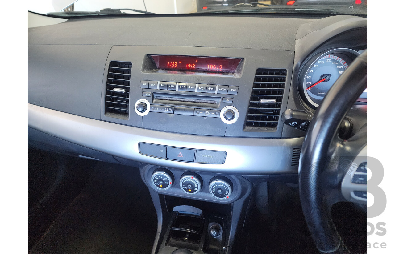 4/2009 Mitsubishi Lancer VR CJ MY09 4d Sedan Silver 2.0L