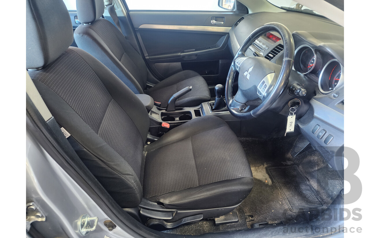4/2009 Mitsubishi Lancer VR CJ MY09 4d Sedan Silver 2.0L
