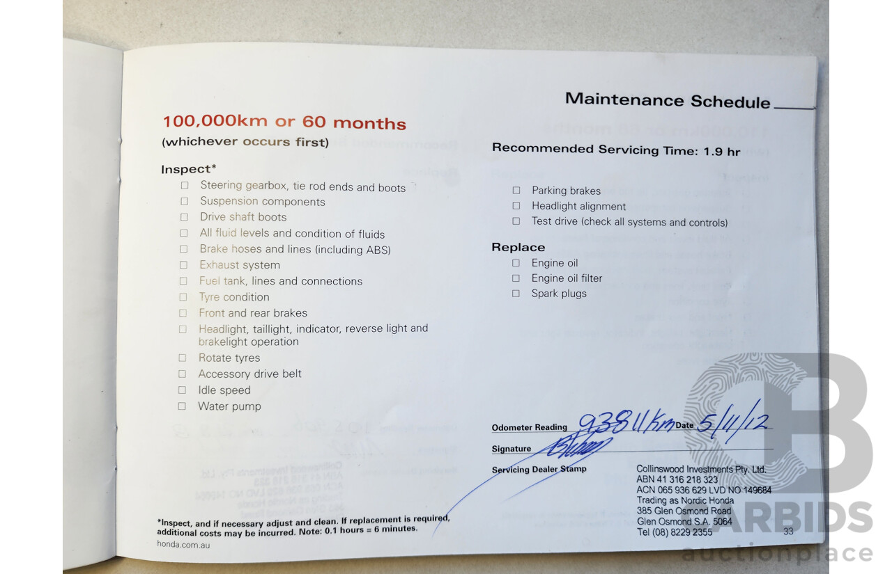 8/2004 Honda Accord EURO  4d Sedan Grey 2.4L