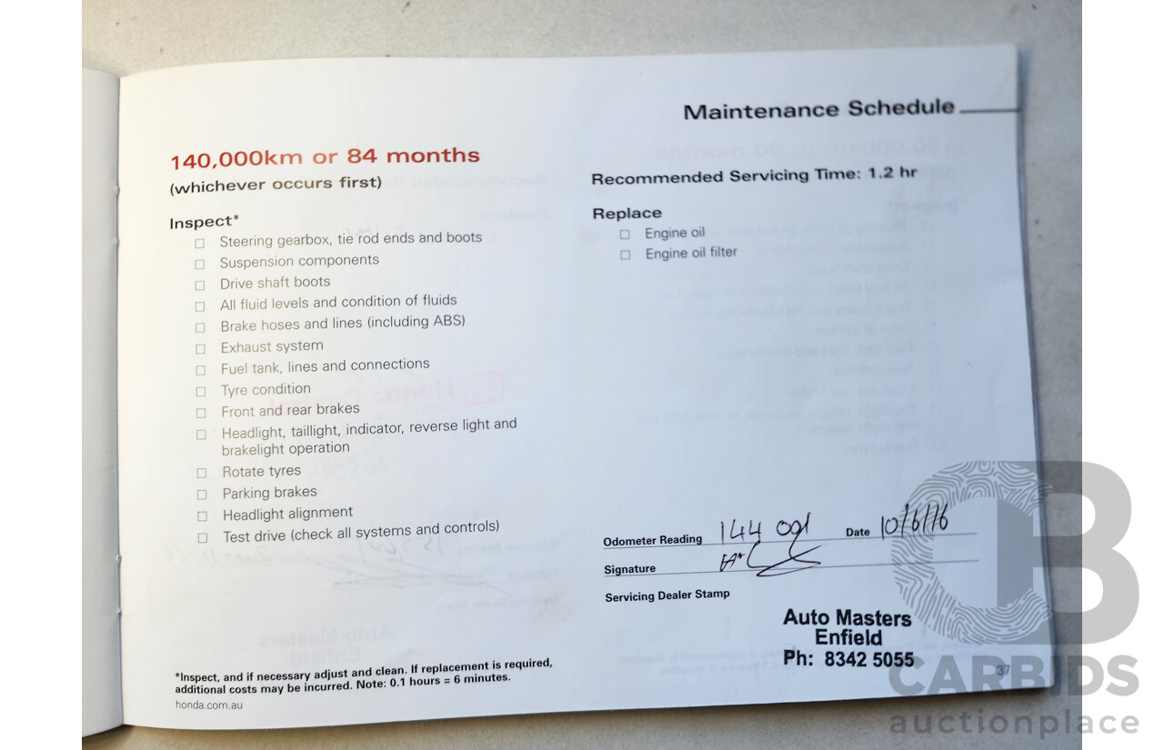 8/2004 Honda Accord EURO  4d Sedan Grey 2.4L