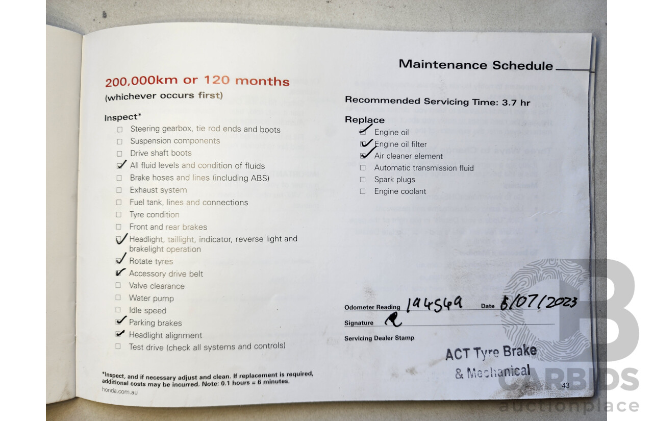 8/2004 Honda Accord EURO  4d Sedan Grey 2.4L