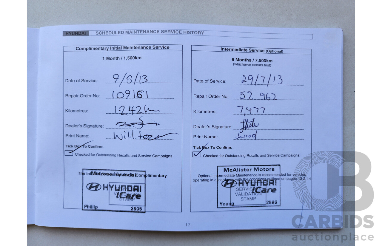 4/2013 Hyundai i40 Active VF 2 4d Sedan Silver 2.0L