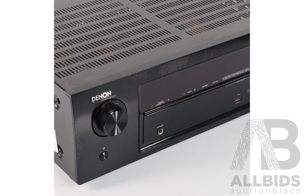 Denon AVR- X 520 BT Surround Receiver Amplifier with Remote Control & Instruction Booklet