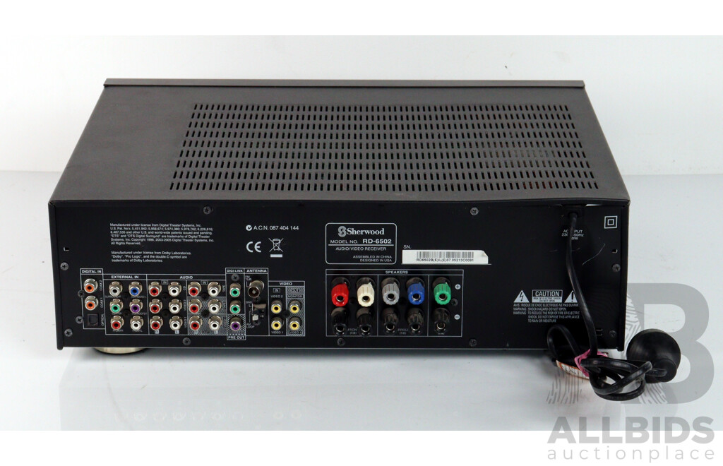 Sherwood RD 650 Audio Video Receiver