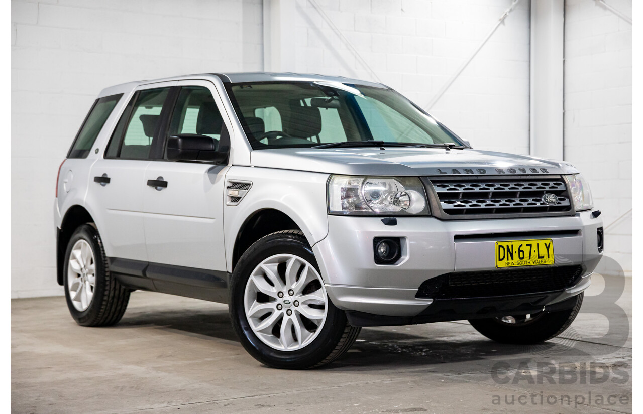 5/2012 Land Rover Freelander 2 TD4 (4x4) LF MY11 4d Wagon Indus Silver Metallic Turbo Diesel 2.2L