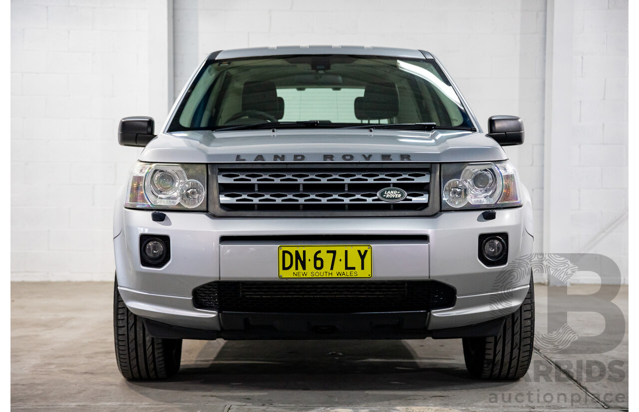 5/2012 Land Rover Freelander 2 TD4 (4x4) LF MY11 4d Wagon Indus Silver Metallic Turbo Diesel 2.2L