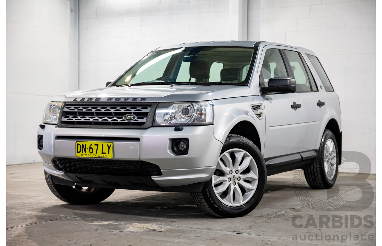 5/2012 Land Rover Freelander 2 TD4 (4x4) LF MY11 4d Wagon Indus Silver Metallic Turbo Diesel 2.2L