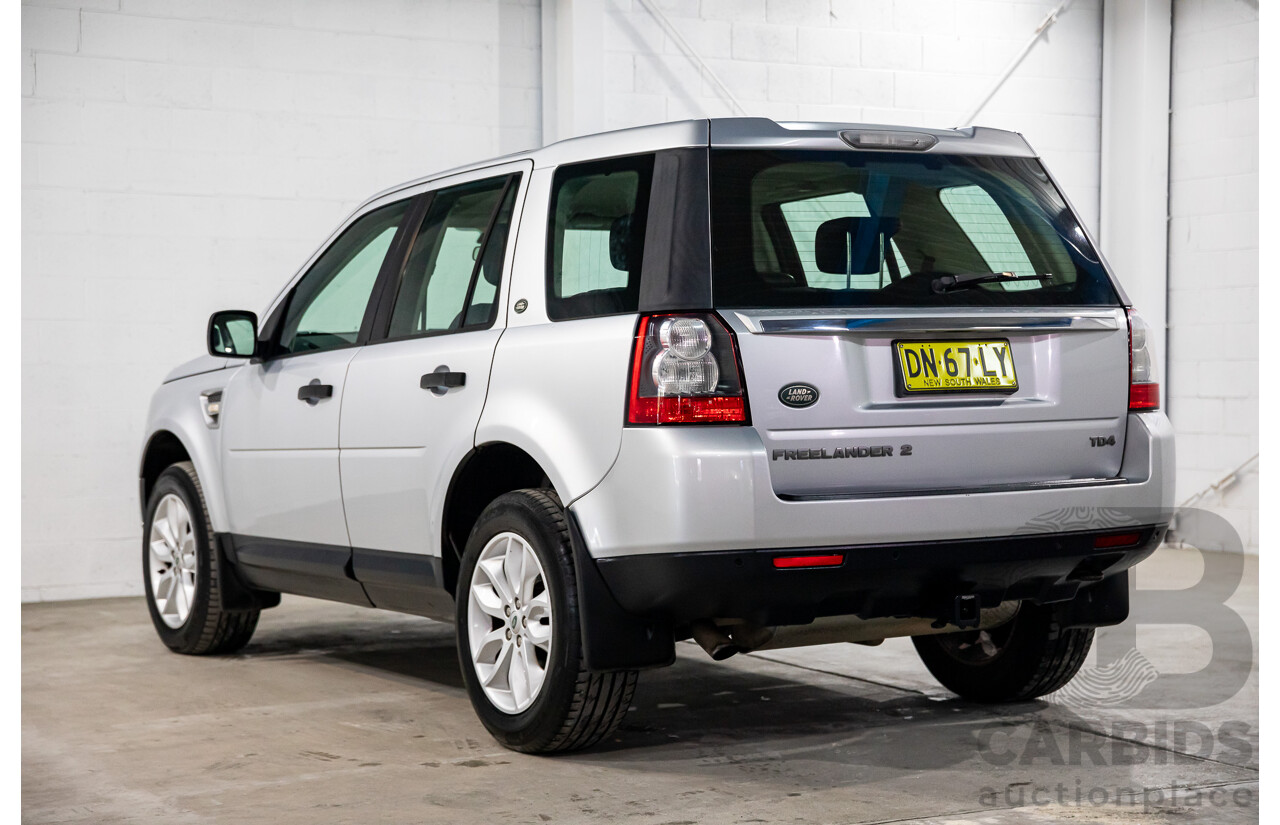 5/2012 Land Rover Freelander 2 TD4 (4x4) LF MY11 4d Wagon Indus Silver Metallic Turbo Diesel 2.2L