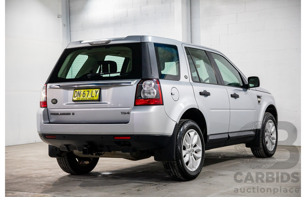 5/2012 Land Rover Freelander 2 TD4 (4x4) LF MY11 4d Wagon Indus Silver Metallic Turbo Diesel 2.2L