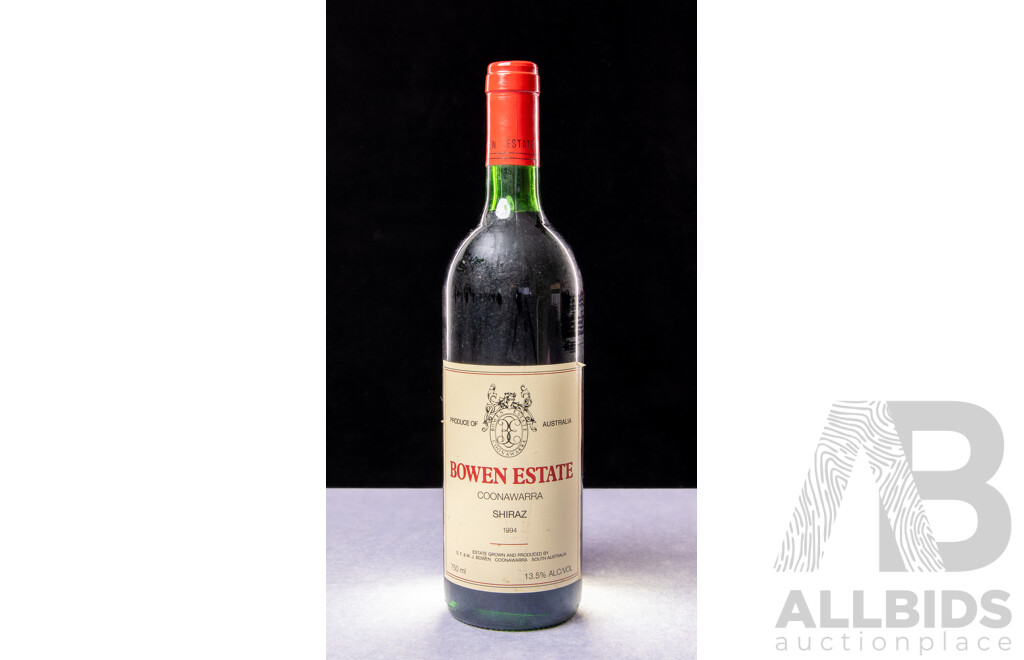 Bowen Estate Coonawarra Shiraz Vintage 1994