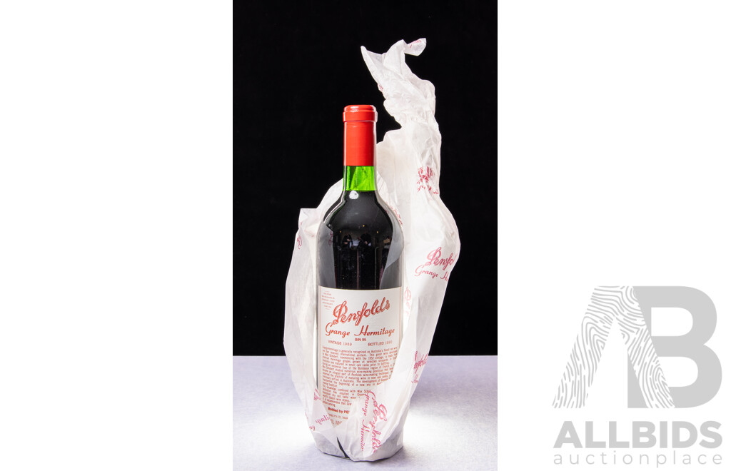 Penfolds Grange Hermitage Bin 95 Vintage 1989, Bottled 1990