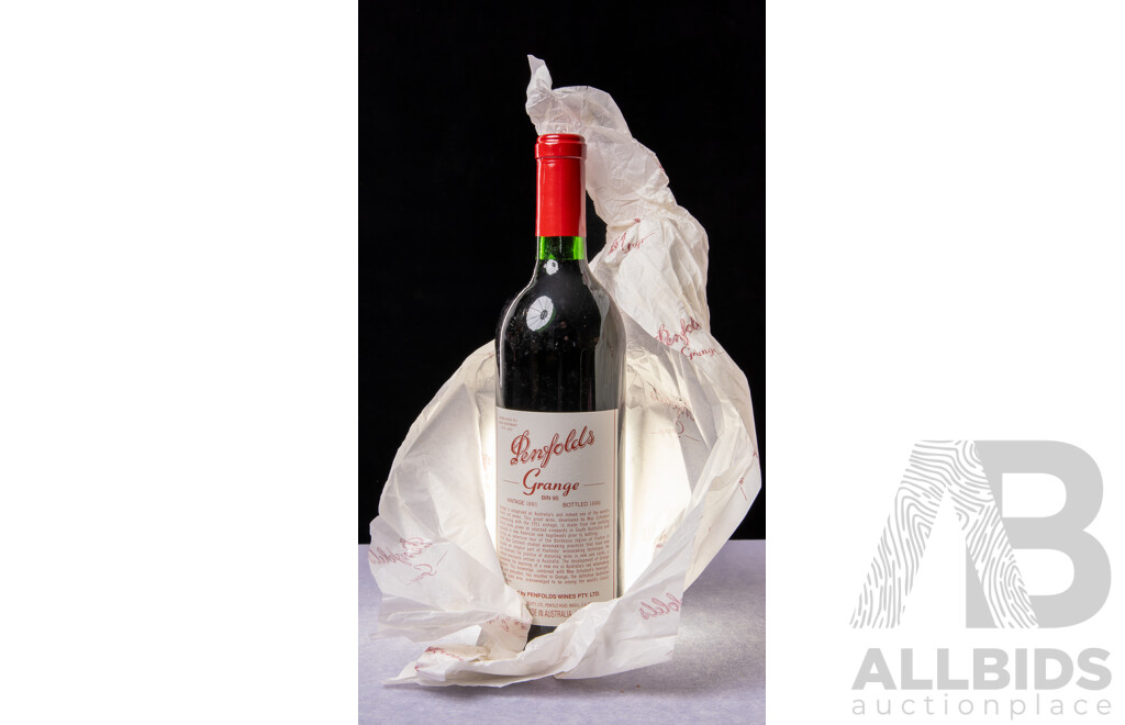 Penfolds Grange Hermitage Bin 95 Vintage 1991, Bottled 1992
