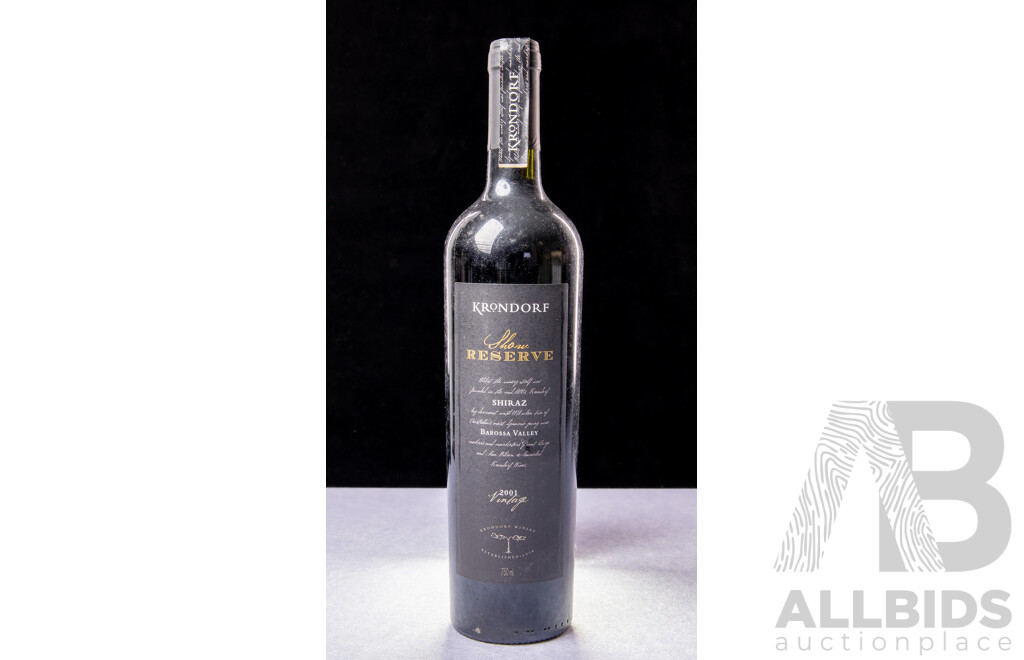Krondorf Show Reserve Shiraz Vintage 2001