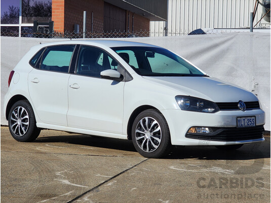 3/2017 Volkswagen Polo 66 TSI Trendline 6R MY17 5d Hatchback White 1.2L