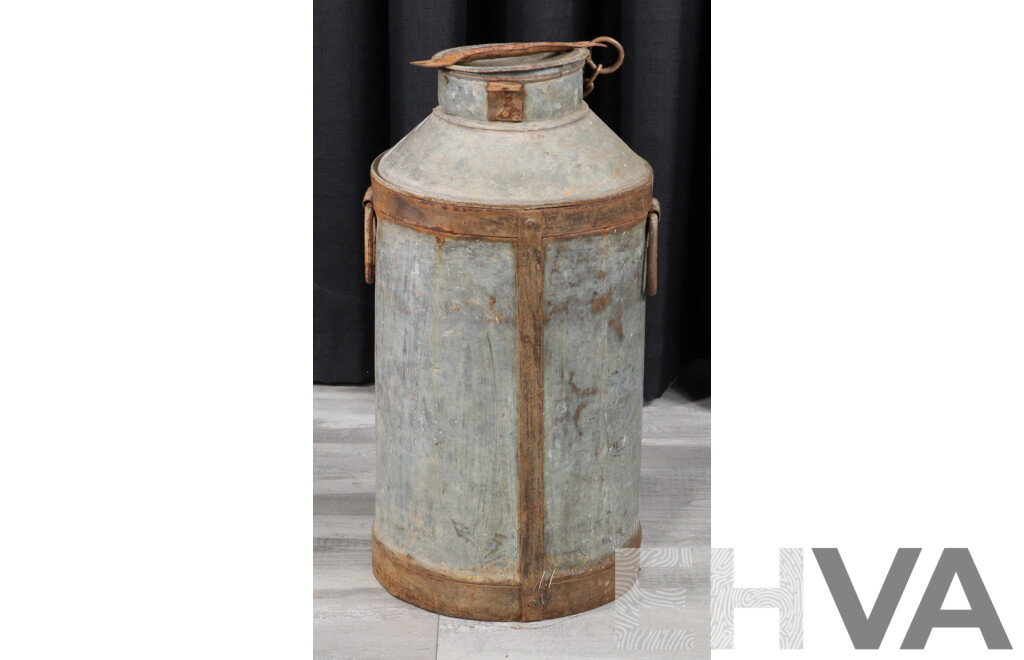 Vintage Metal Milk Churn
