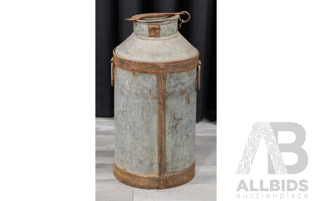 Vintage Metal Milk Churn