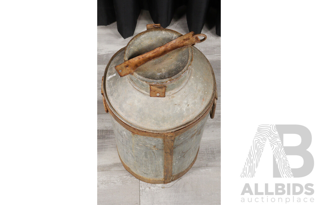 Vintage Metal Milk Churn