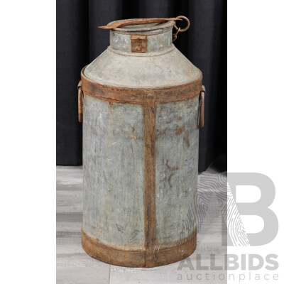 Vintage Metal Milk Churn