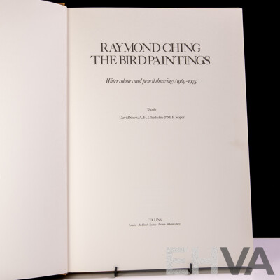 First Edition, Raymond Ching, The Bird Paintings, William Collins Sons & Co, London, 1978, Hardcover with Dust Jacket in Slip Case