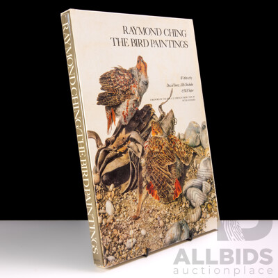 First Edition, Raymond Ching, The Bird Paintings, William Collins Sons & Co, London, 1978, Hardcover with Dust Jacket in Slip Case