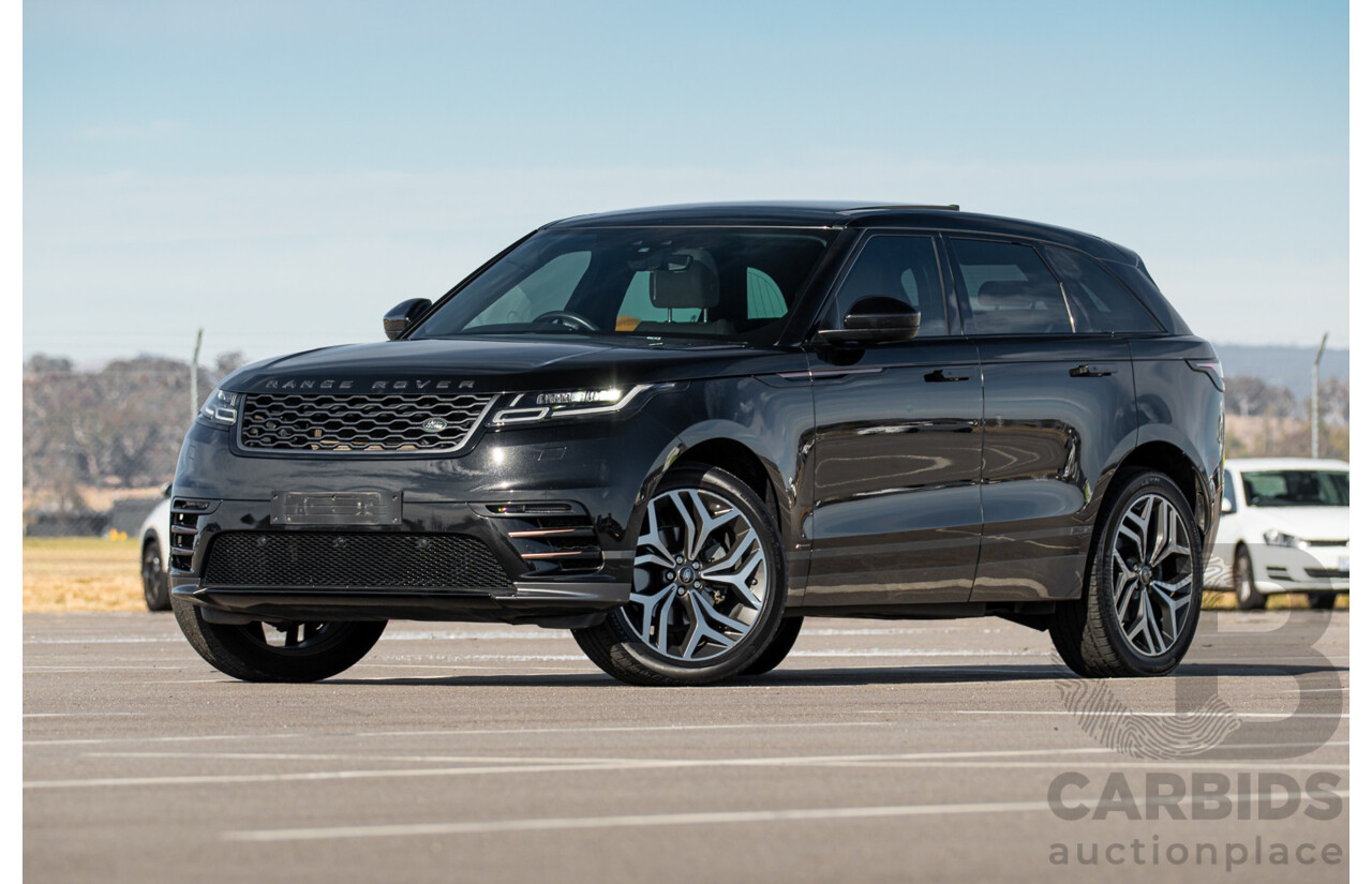 12/2017 Land Rover Range Rover Velar D240 S R-Dynamic (AWD) L560 MY18 4d Wagon Santorini Black Metallic Twin Turbo Diesel 2.0L